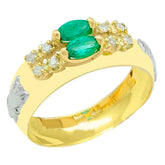 Anel de formatura em ouro 18k - Camila